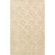 Mystique 36 X 24 inch Cream Rugs, Wool