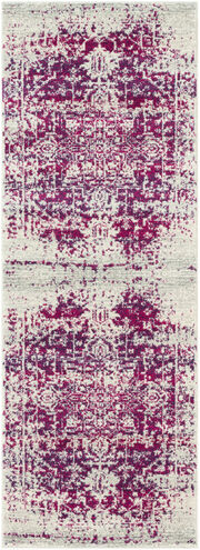 Harput 87 X 31 inch Burgundy Rug in 2.5 x 8, Runner
