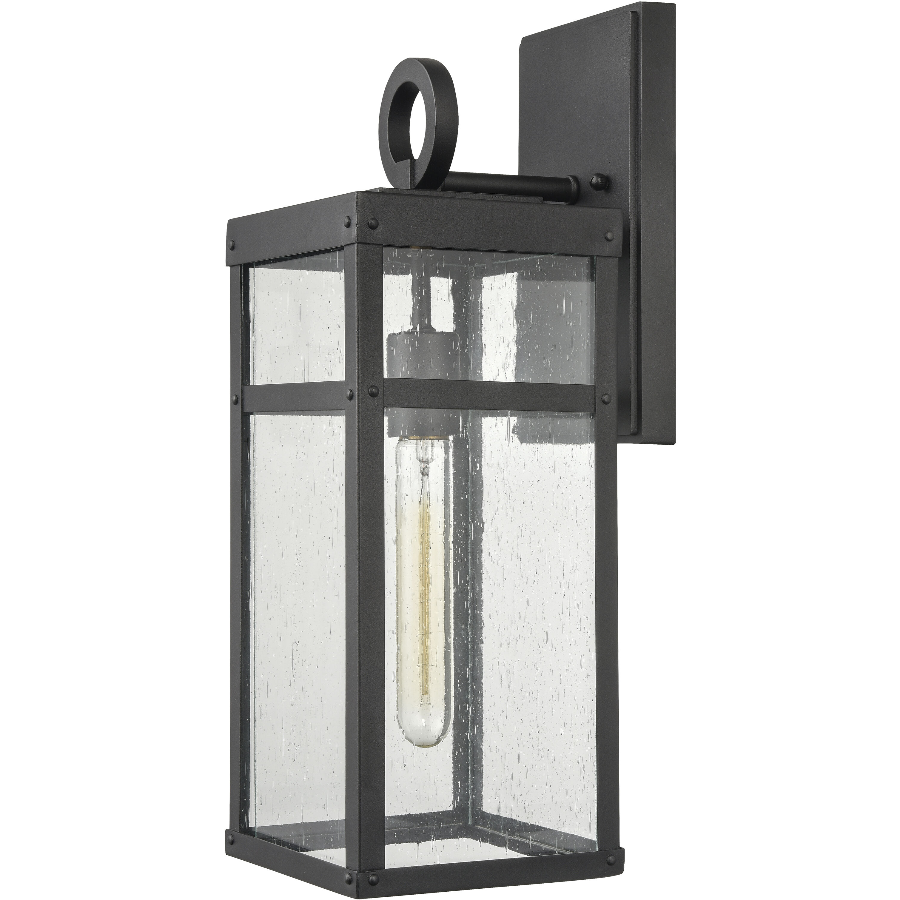 Dalton 1 Light 17.5 inch Textured Black Outdoor Wall Sconce
