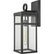 Dalton 1 Light 17.5 inch Textured Black Outdoor Wall Sconce