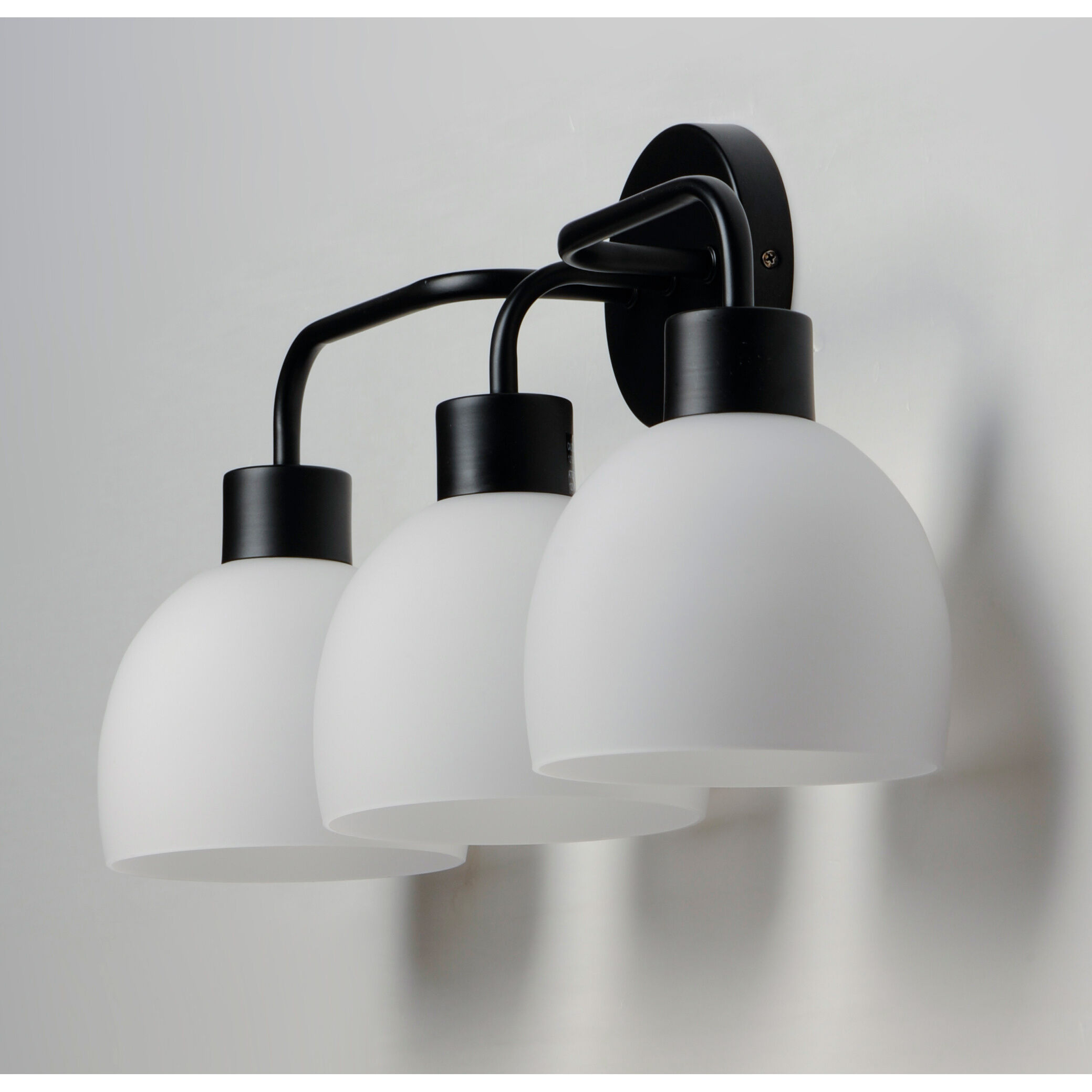 Coraline 3 Light 23 inch Black Bath Vanity Wall Light 