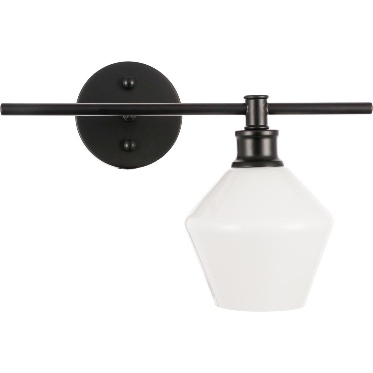 Gene 1 Light 14.7 inch Black Wall sconce Wall Light, Right