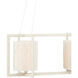 Monreale 3 Light 49 inch White Chandelier Ceiling Light