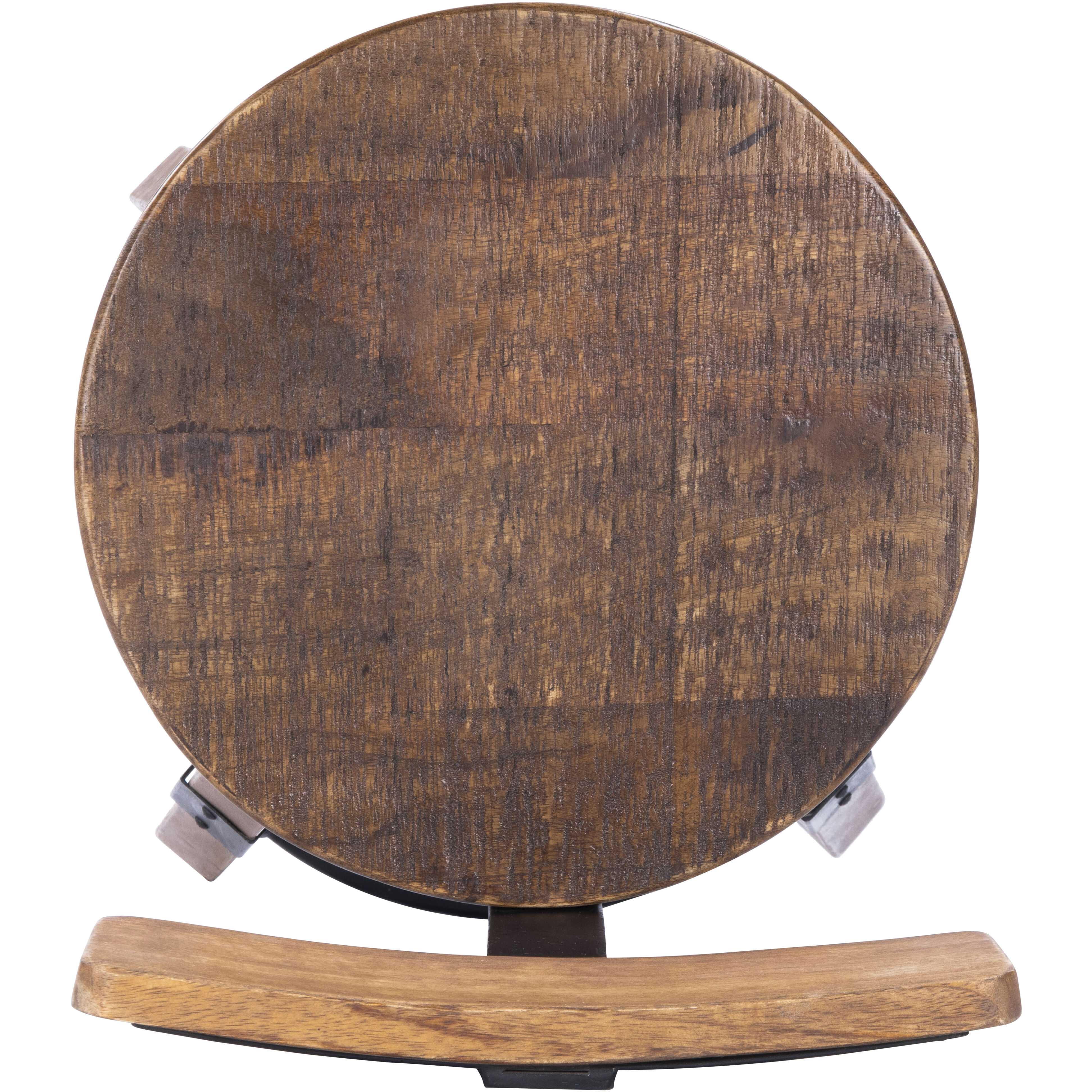 Masterson Wood & Metal Bar Stool