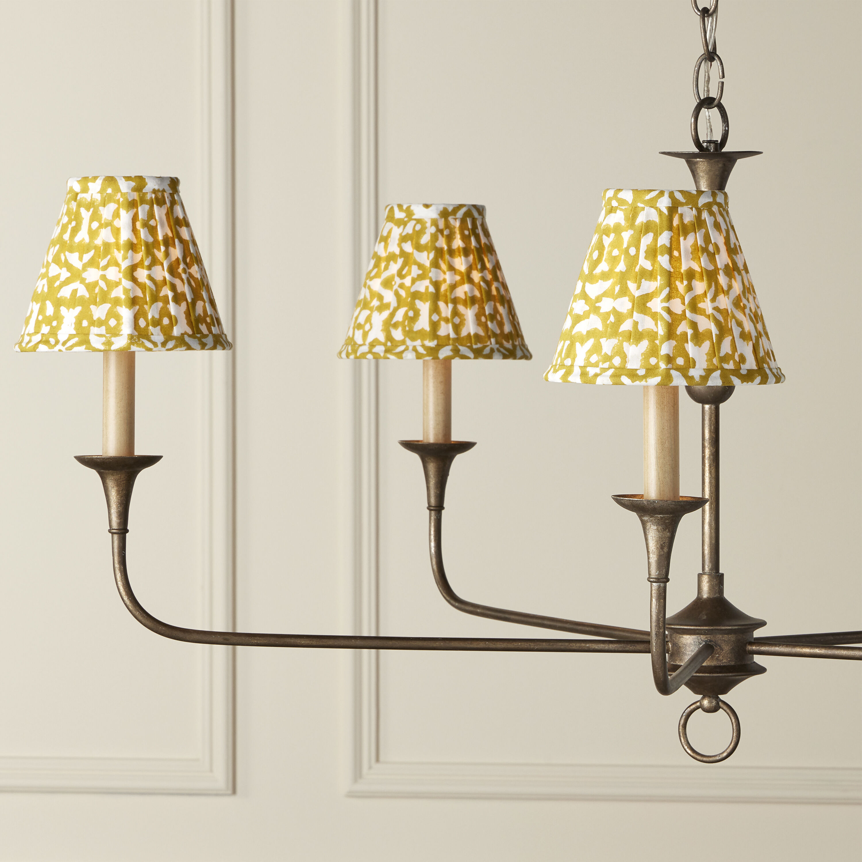 White chandelier sale shades