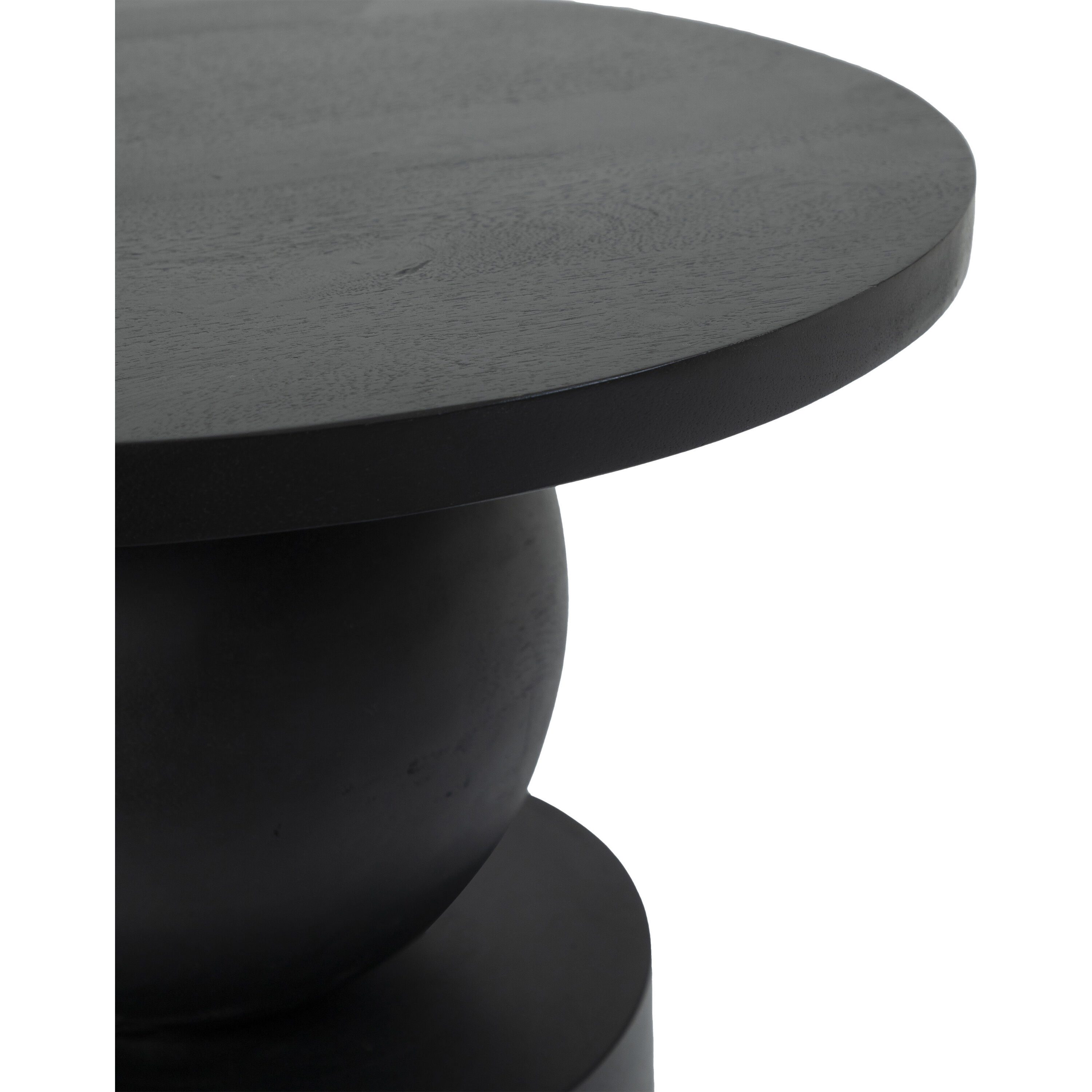 Paola 22 X 20 inch Black Side Table