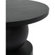 Paola 22 X 20 inch Black Side Table