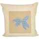 Sweetwater 20 X 5.5 inch Light Blue with Beige Accent Pillow