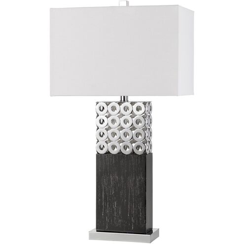 Jesi 30 inch 150 watt Brushed Steel Table Lamp Portable Light