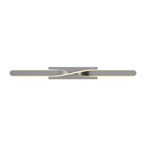 Twist 2 Light 36 inch Satin Nickel Bath Vanity Wall Light