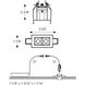 PinPoint White Regressed, Recessed Down Light