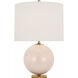 kate spade new york Elsie 25.5 inch 100 watt Blush Table Lamp Portable Light in Cream Linen