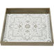 Floral Gold and Mirror Tray