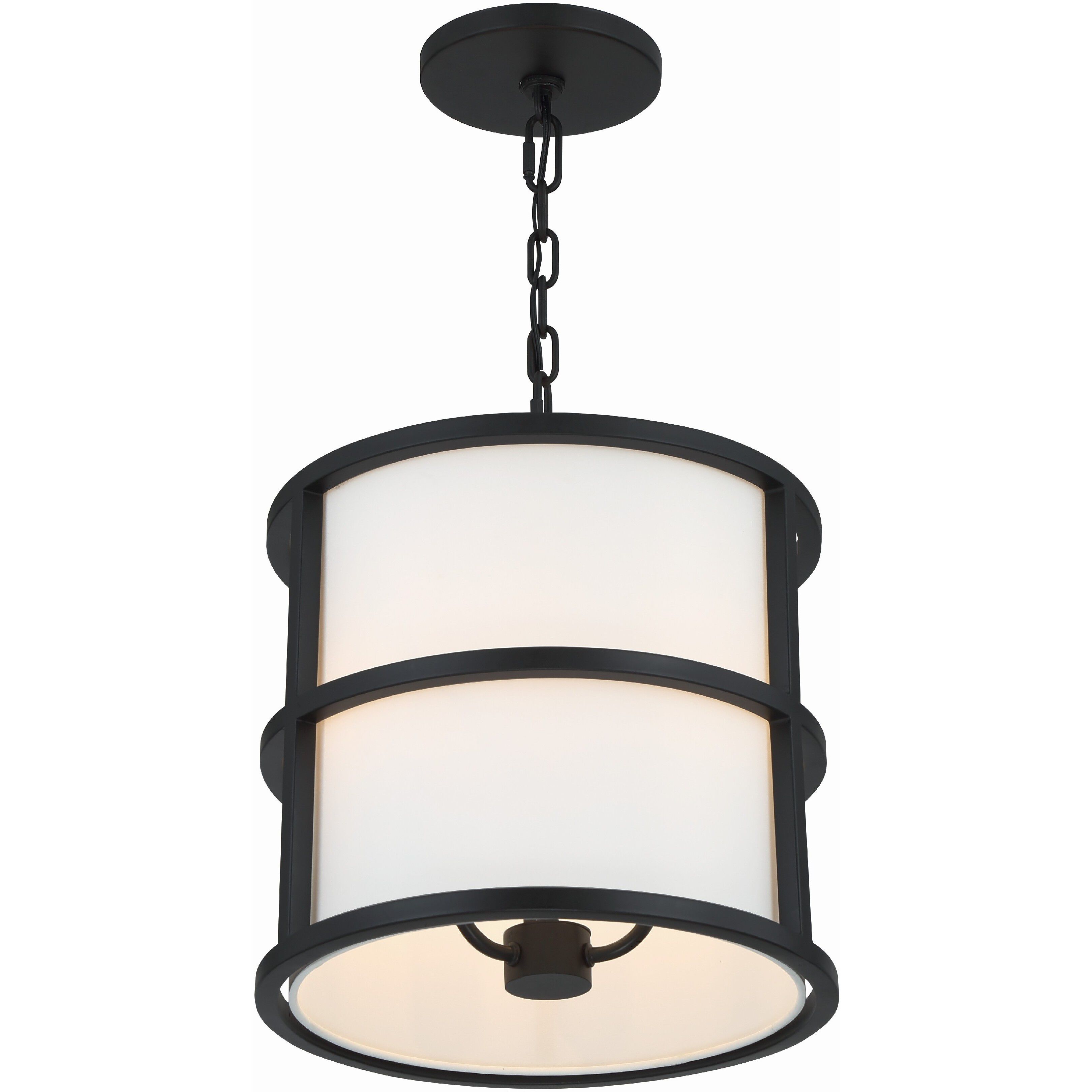 Hulton Pendant Ceiling Light in Matte Black
