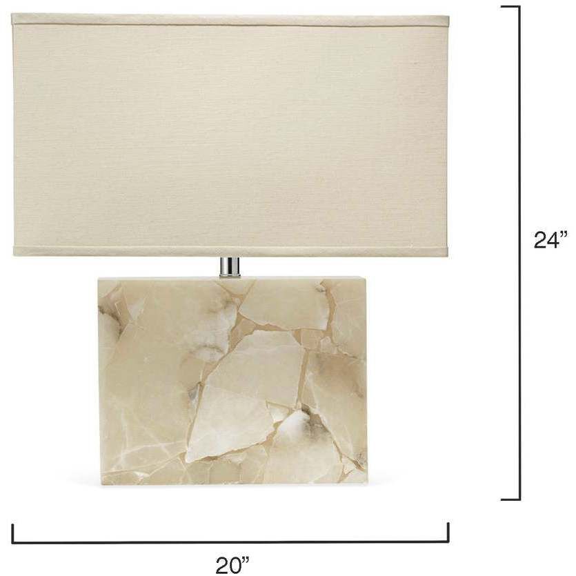 Borealis 24 inch 150.00 watt White Table Lamp Portable Light