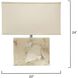 Borealis 24 inch 150.00 watt White Table Lamp Portable Light