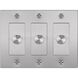 3G 100-120 Steel Dimmer Switch, LED