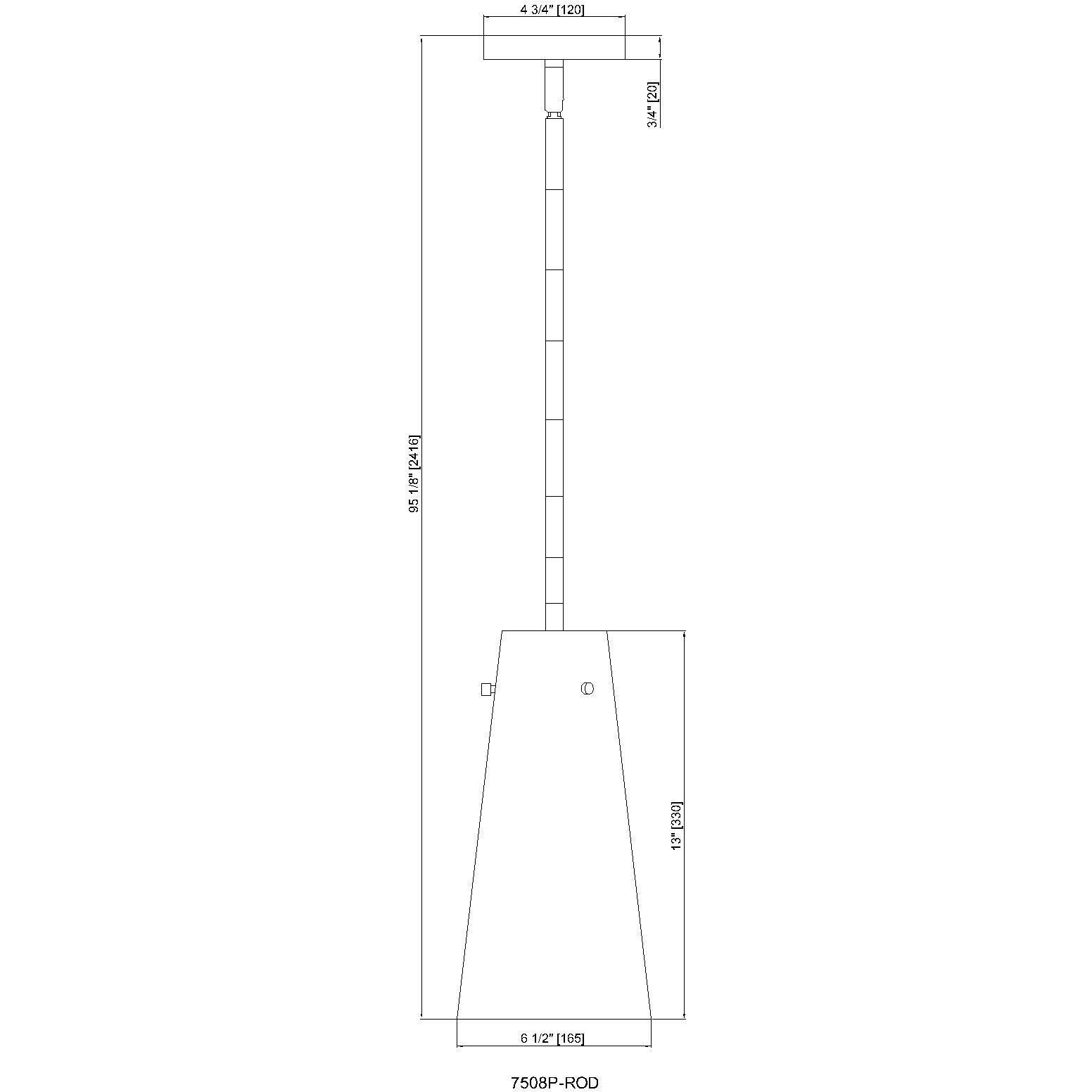 Kira 1 Light 6.5 inch Modern Gold Pendant Ceiling Light