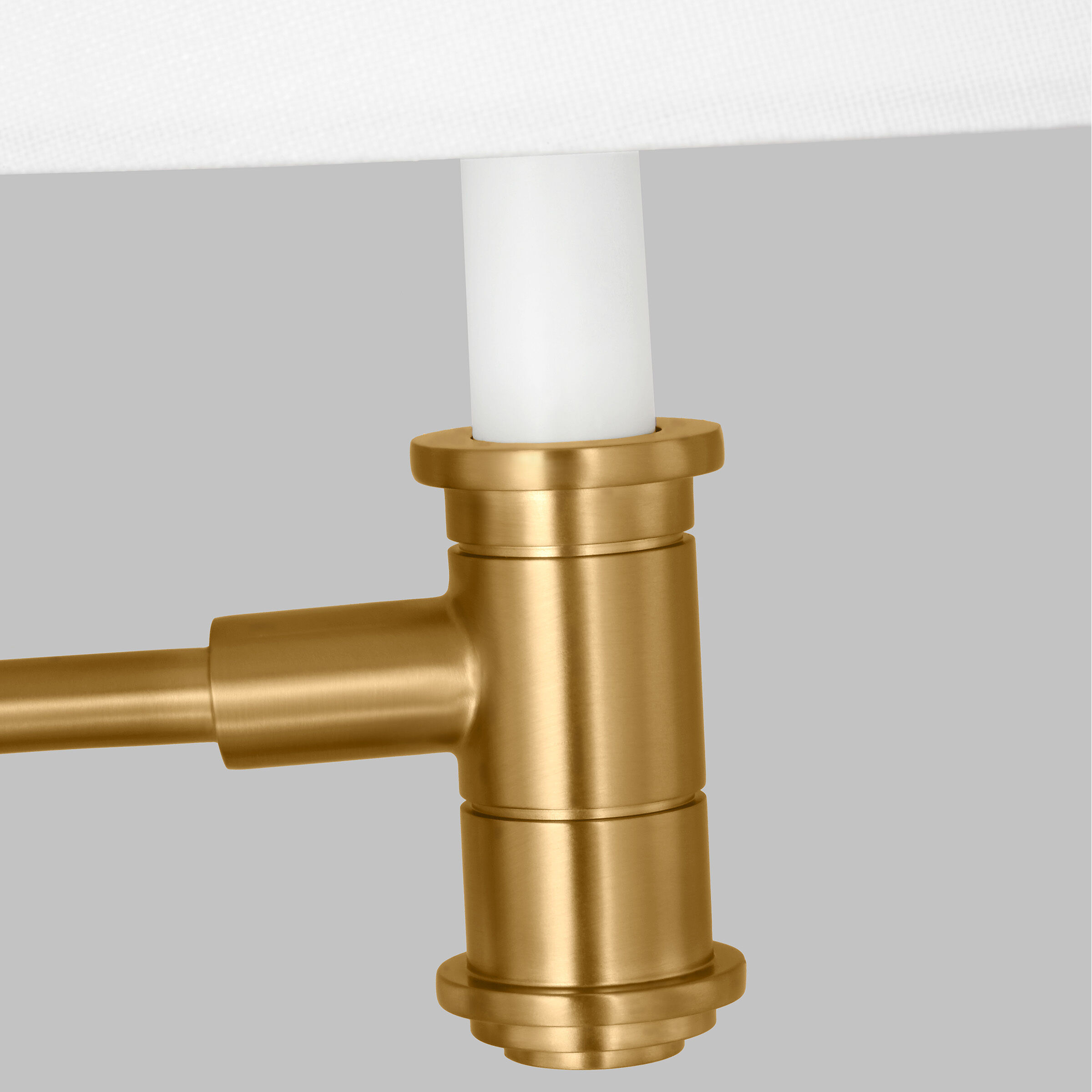 C&M by Chapman & Myers Belmont 71.13 inch 9.00 watt Burnished Brass Floor Lamp Portable Light