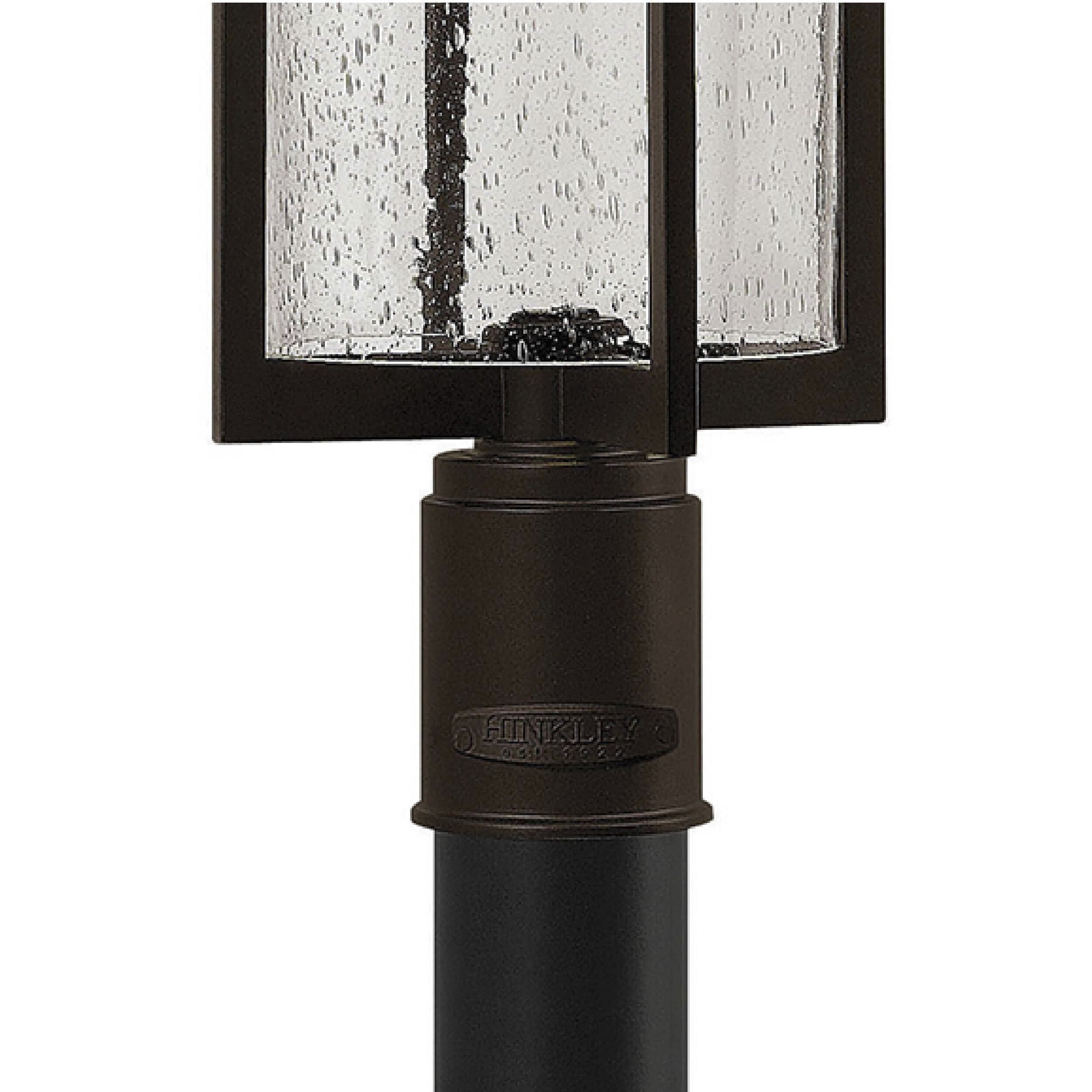Shelter LED 28 inch Buckeye Bronze Outdoor Post Mount Lantern
