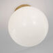 Windsor Smith Mahalo LED 32 inch Hand-Rubbed Antique Brass and Matte White Tiered Pendant Ceiling Light
