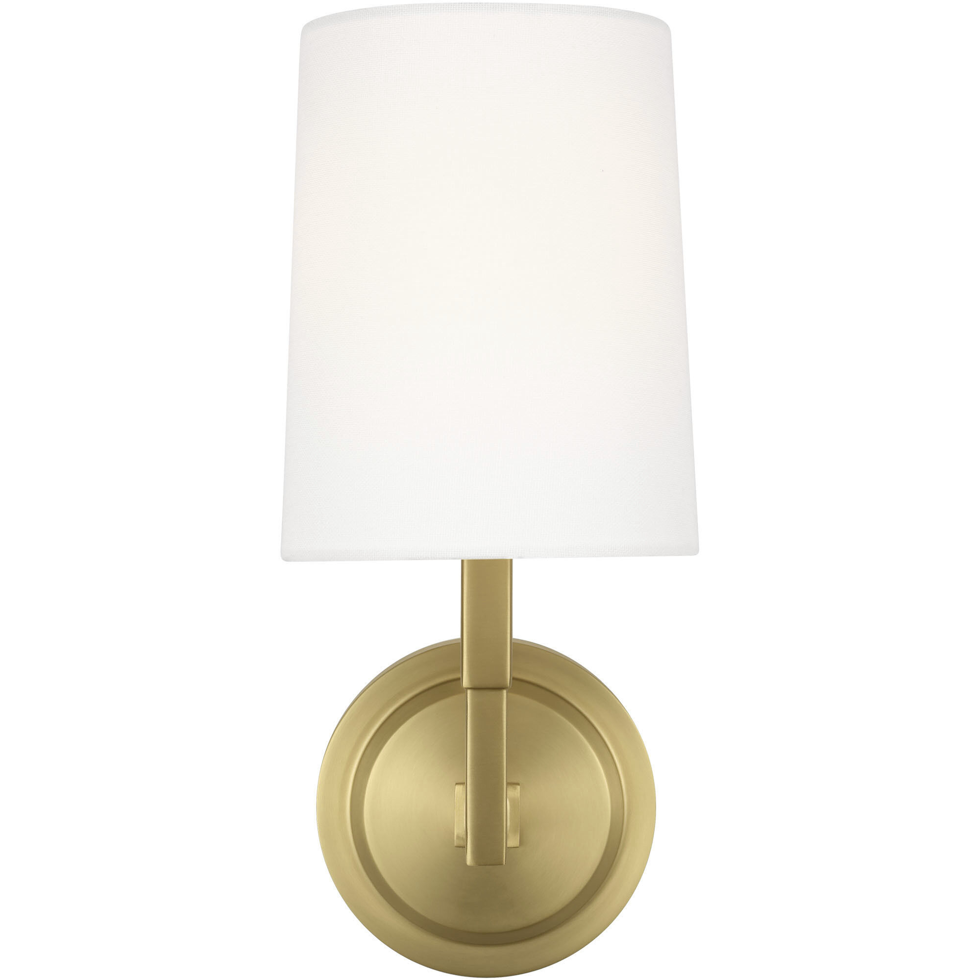 TOB by Thomas O'Brien Danica Sconce Wall Light in Burnished Brass