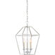 Aviary 3 Light 10 inch Polished Nickel Foyer Pendant Ceiling Light