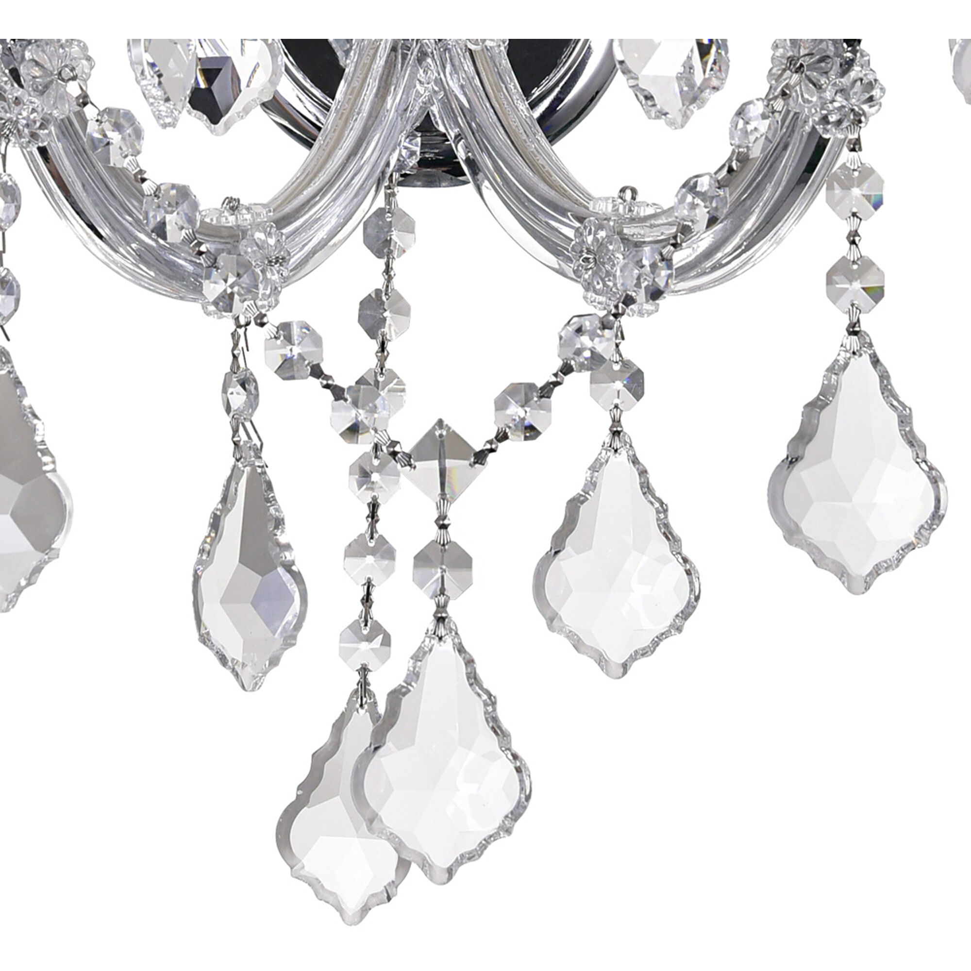 Maria Theresa 3 Light 12 inch Chrome Wall Light