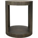Chrysler 24 X 20 inch Aged Brass Side Table