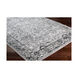 Mumbai 35 X 24 inch Medium Gray/Black/White Rugs, Rectangle