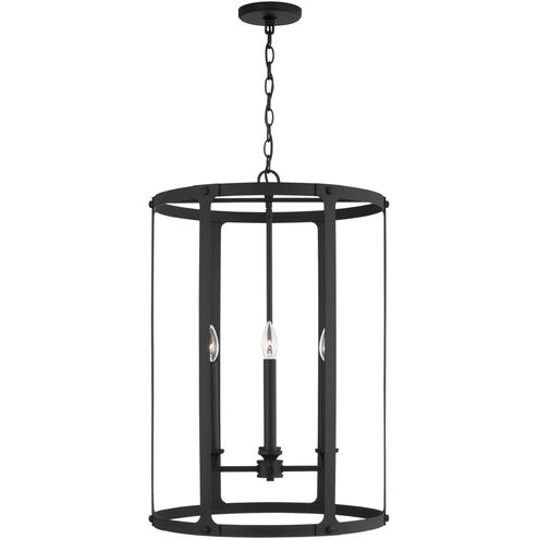 Brennen 4 Light 19 inch Black Iron Foyer Ceiling Light