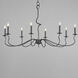Padrona 8 Light 48.5 inch Black Oxide Chandelier Ceiling Light