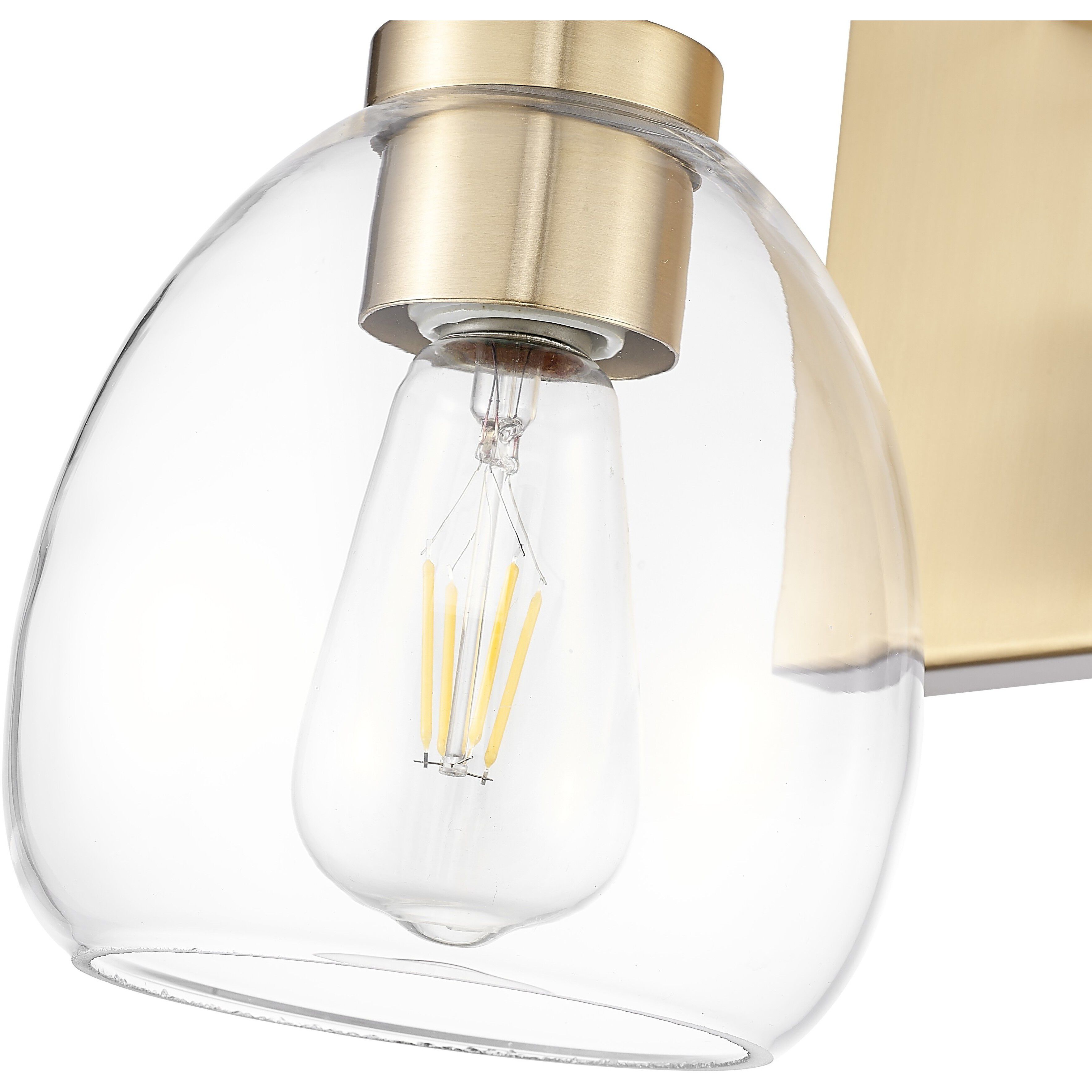 Dawes Sconce Wall Light in Brass