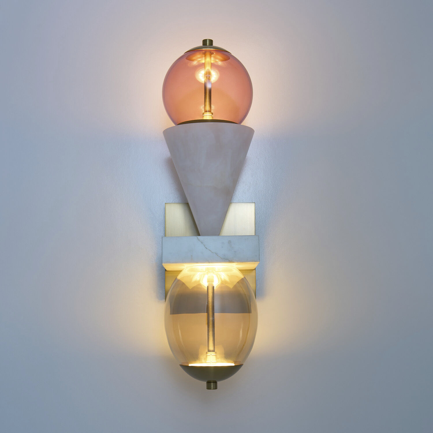 Demi Wall Sconce Wall Light in Winter Brass