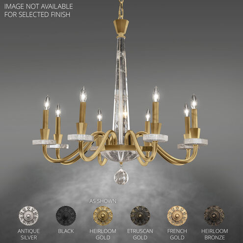 Amadeus 8 Light 34 inch Heirloom Bronze Chandelier Ceiling Light, Schonbek Signature