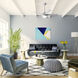 Aerodyne 52 inch Dove Grey Ceiling Fan