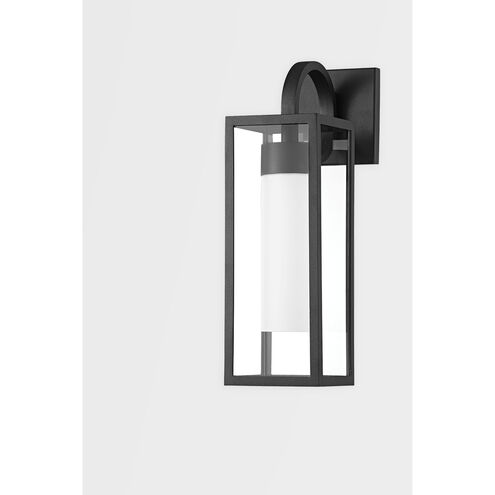 Pax 1 Light 17 inch Texture Black Outdoor Wall Sconce
