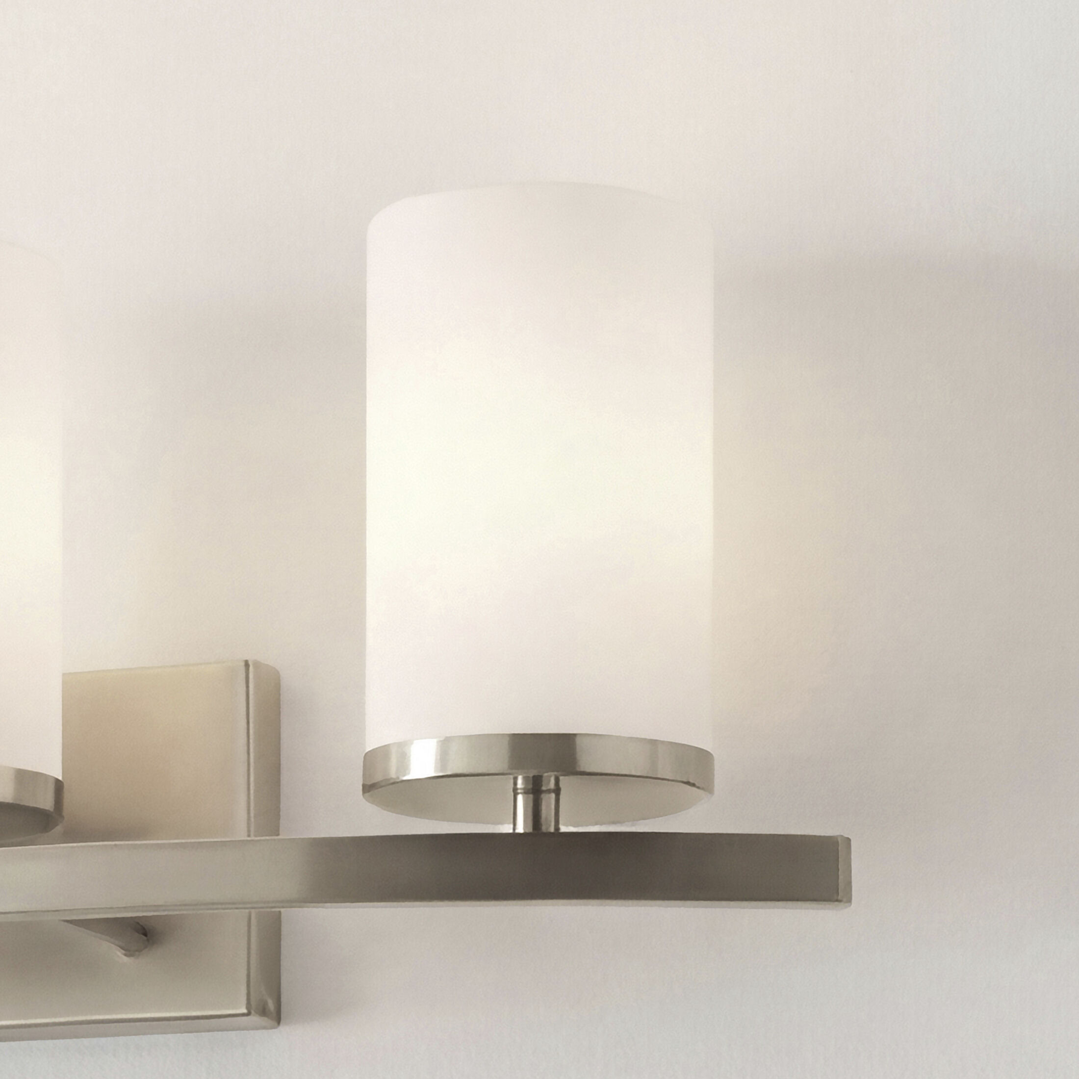 Crosby 3 Light 23 inch Brushed Nickel Wall Mt Bath 3 Arm Wall Light