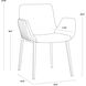 Lucano Belfast Rust Dining Armchair