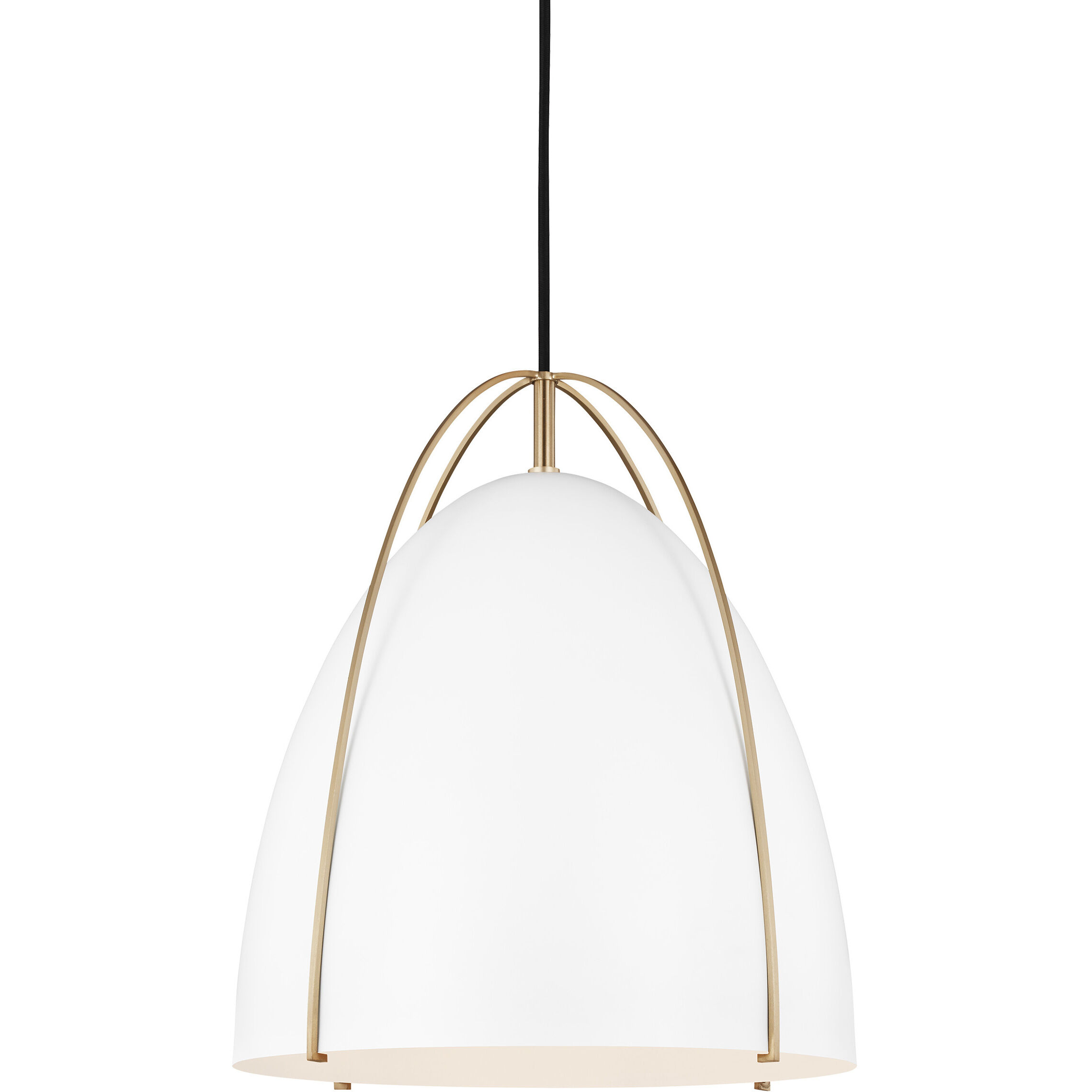 Sean Lavin Norman Pendant Ceiling Light in Satin Brass