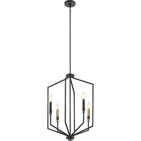 Armand 4 Light 19 inch Black Large Foyer Pendants Ceiling Light