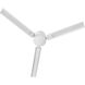 Indy Flush 58 inch Matte White Fan