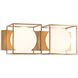 Squircle Wall Sconce Wall Light in Aged Gold Brass