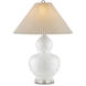 Robineau 24.75 inch 75 watt Off-White and Clear Table Lamp Portable Light