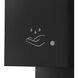 Luxe Matte Black Floor Standing Touchless Hand Sanitizer Dispenser