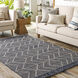 Uttar 120 X 96 inch Grey Rug in 8 x 10, Rectangle