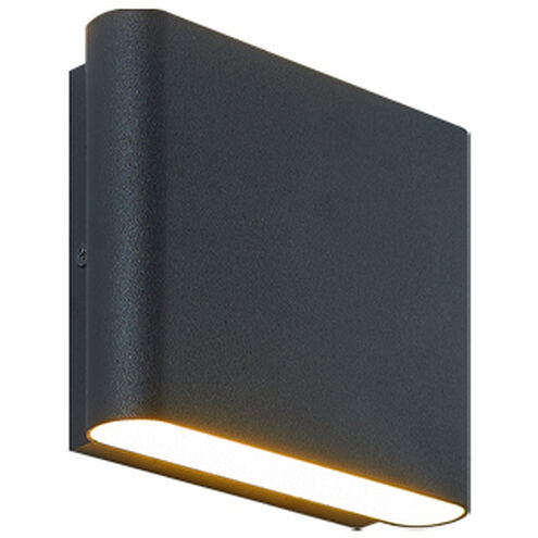 Beckett LED 5.13 inch Matte Black Outdoor Wall Light