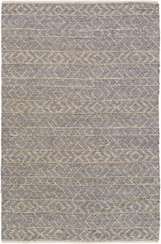 Ingrid 90 X 60 inch Dark Blue Rug in 5 x 8, Rectangle