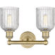 Edison Bridal Veil 2 Light 14 inch Brushed Brass Bath Vanity Light Wall Light