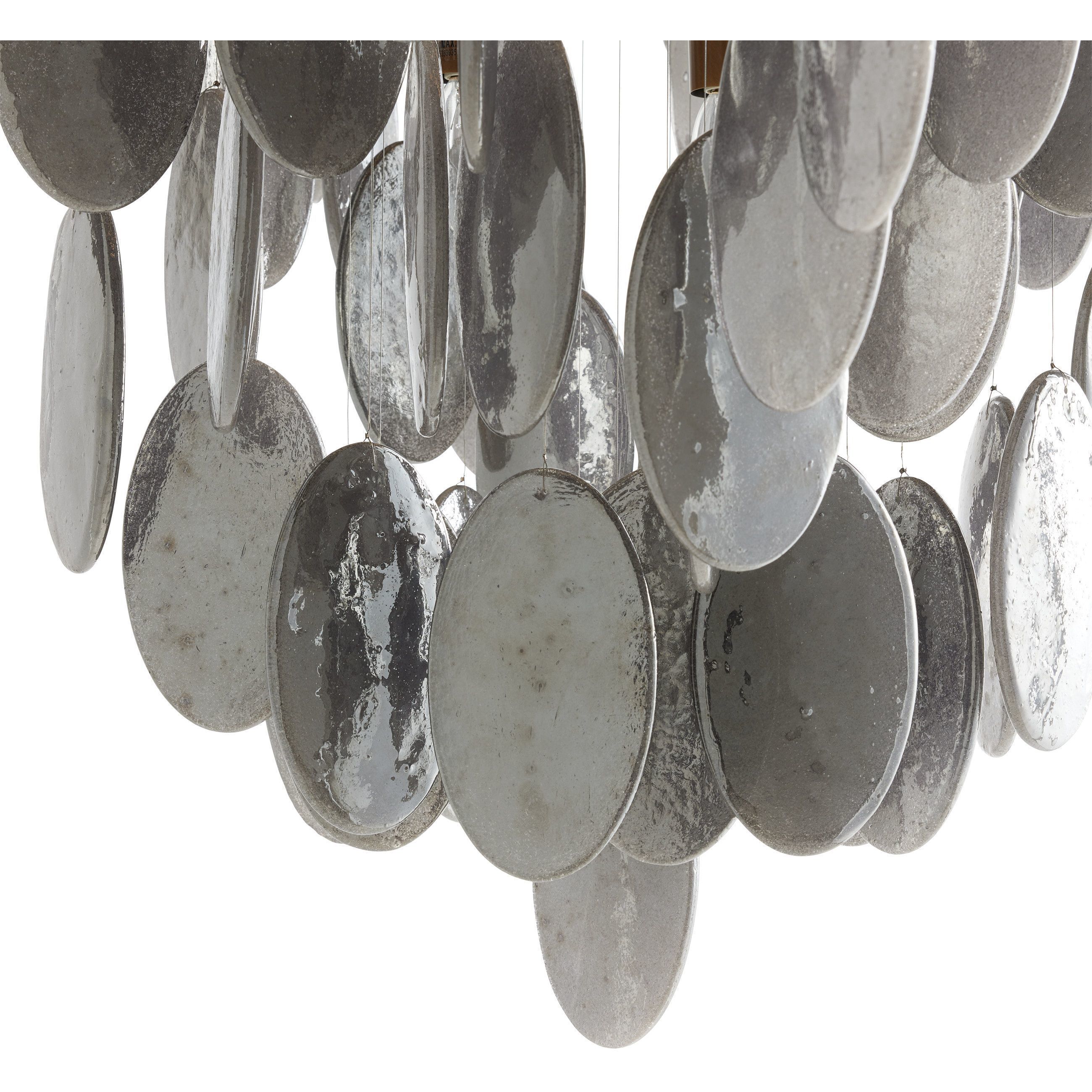 Tiffany 8 Light 42 inch Antique Brass Chandelier Ceiling Light